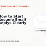 How to Start Resume Email Replys Clearly