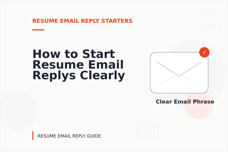 How to Start Resume Email Replys Clearly How to Start Resume Email Replys Clearly