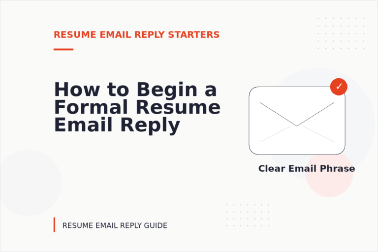How to Begin a Formal Resume Email Reply How to Begin a Formal Resume Email Reply