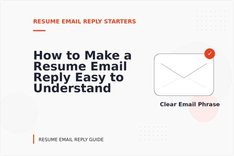 How to Make a Resume Email Reply Easy to Understand How to Make a Resume Email Reply Easy to Understand