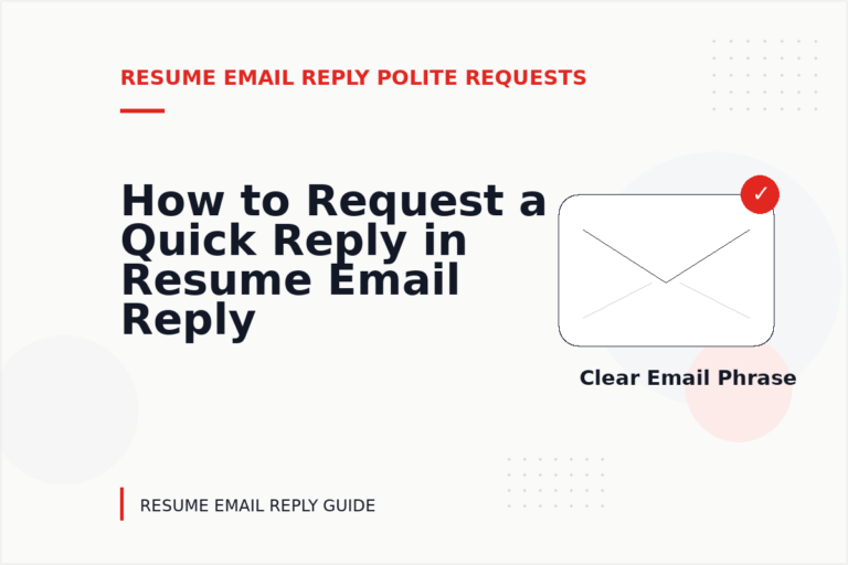 How to Request a Quick Reply in Resume Email Reply English How to Request a Quick Reply in Resume Email Reply English