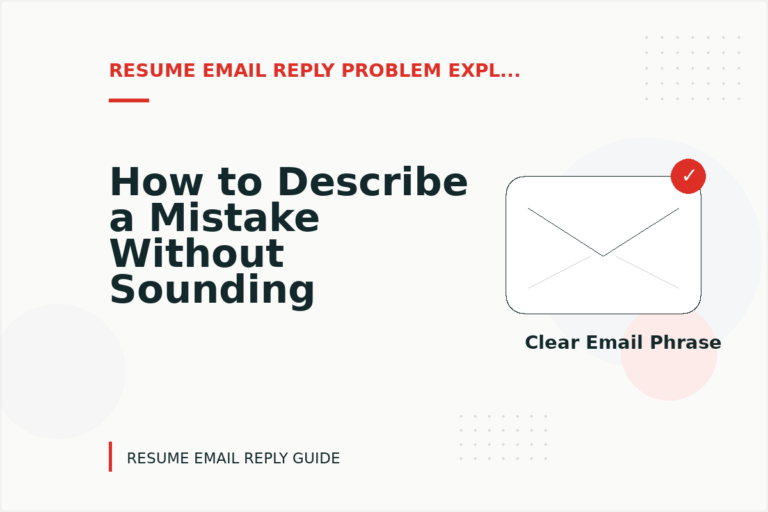 How to Describe a Mistake Without Sounding Rude in Resume Email Reply English How to Describe a Mistake Without Sounding Rude in Resume Email Reply English