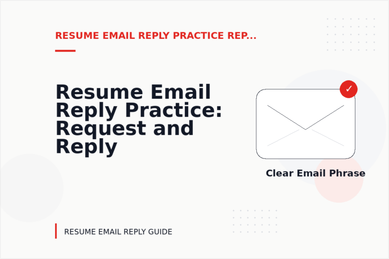 Resume Email Reply Practice: Request and Reply Examples Resume Email Reply Practice: Request and Reply Examples