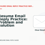 Resume Email Reply Practice: Problem and Solution Replies