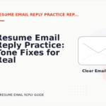 Resume Email Reply Practice: Tone Fixes for Real Situations