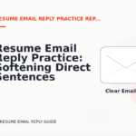 Resume Email Reply Practice: Softening Direct Sentences